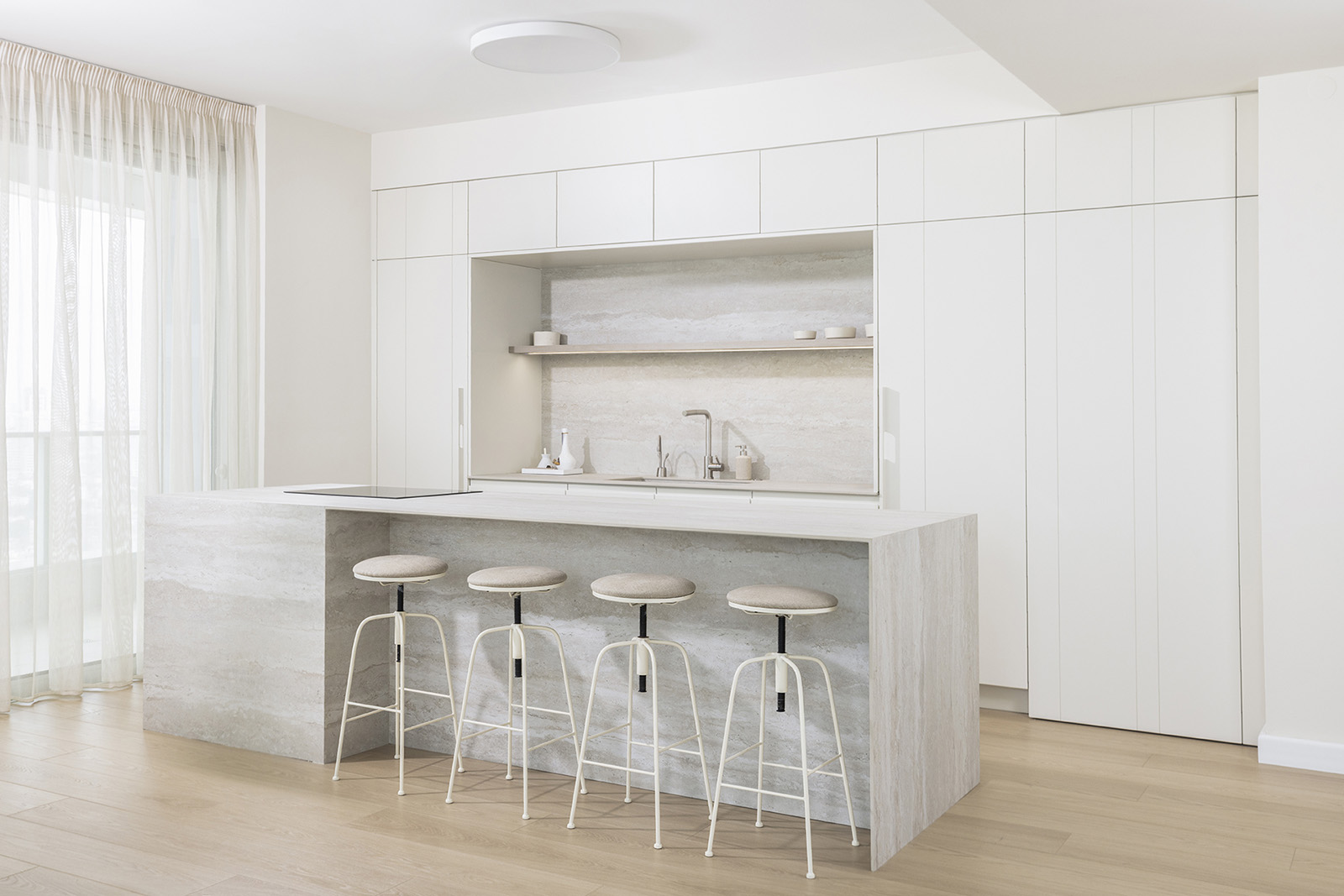 מטבח אקרילי מעוצב